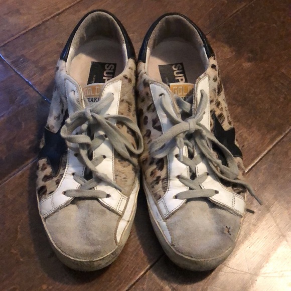 Golden Goose leopard fur Superstar - Picture 2 of 5